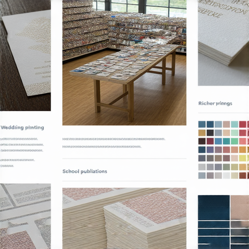 「探索頂尖印刷公司：從喜帖到學校刊物，讓您的設計夢想成真！」