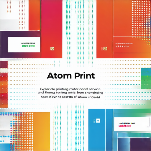 探索觀塘到中環的印刷專業服務，展現原子印的秘密，圖片展示印刷過程中的原材與成品，色彩豐富，技術精湛，彰顯印刷行業的專業與創新。