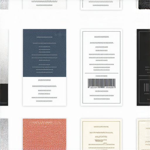 探索專業印刷服務的圖片，展示多款獨特標籤的設計樣本，強調印刷品質與創意，讓客戶立即了解我們的標籤印刷選擇。