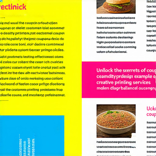 解鎖優惠券設計的秘密，展示專業印刷服務的創意範例，吸引顧客探索獨特設計，提升行銷效果，並展示產品質感與色彩。