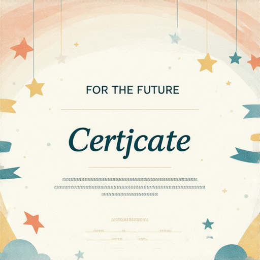 「專屬你的獎狀模板！立即印刷，為孩子的成就添光彩！」