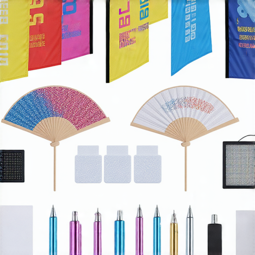 「探索超值廣告印刷方案：扇子、旗幟、燈箱、筆價格一手掌握！」