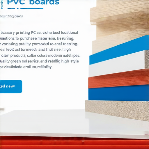 「尋找 PVC 板的最佳購買地點？立即探索我們的印刷專業服務！」
