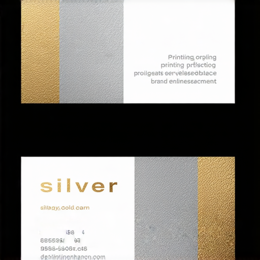 「名片燙銀、燙金雙重魅力，點燃您的品牌形象！立即了解我們的專業印刷服務！」
