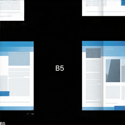 A4和B5紙張尺寸的對比圖，顯示專業印刷服務的不同應用，涵蓋各種需求，助您了解如何選擇適合的印刷尺寸，提升您的印刷效果。