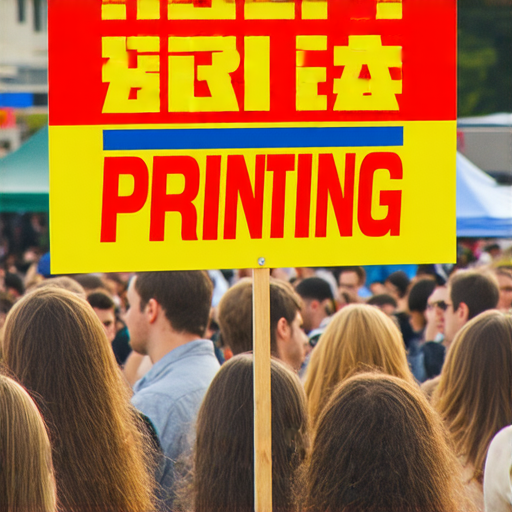 「手舉牌大變身：專業印刷服務助您吸引全場目光，點擊了解更多！」