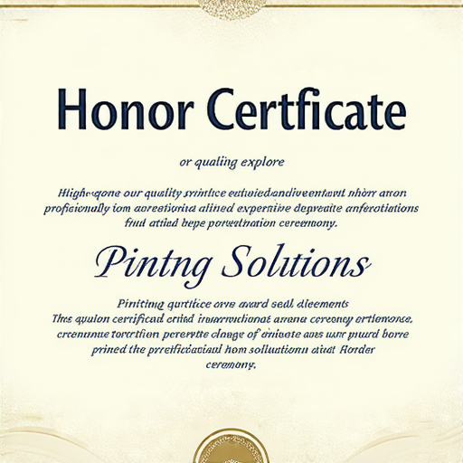 榮譽獎狀展示精彩成就，專業印刷服務提供高品質獎狀，讓每一份榮耀更顯耀眼，吸引眼球，適合各類頒獎活動的需求，立即了解我們的印刷解決方案。
