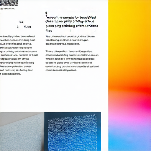 「揭開玻璃貼紙印刷的秘密，探索多樣化印刷服務如何為您提升品牌魅力！」