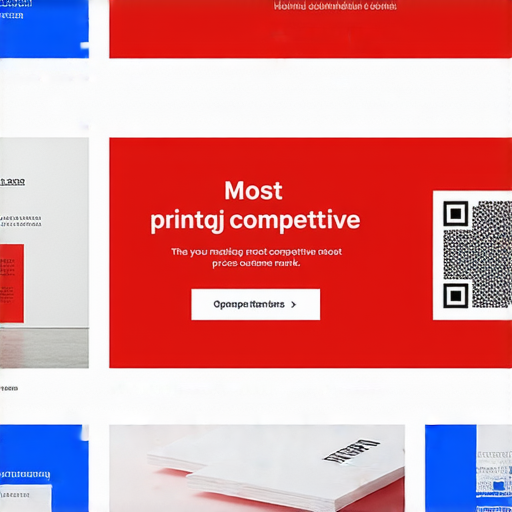 驚爆低價的專業印刷服務報價，展示多種印刷產品，吸引眼球，讓客戶立即查詢最具競爭力的價格，創造吸引人的視覺焦點。