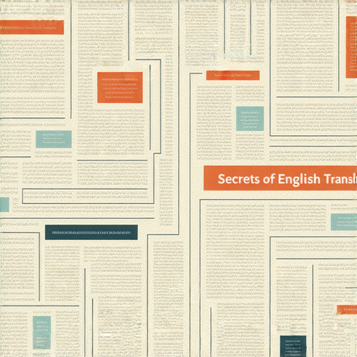 「揭密英文翻譯的秘密！實用技巧與專業指導，立即提升你的英文能力！」