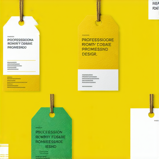 「探索獨特印刷之旅：打造引人注目的標籤和吊牌廣告，讓您的品牌脫穎而出！」