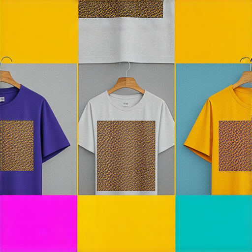 專屬個性印T恤展示，色彩繽紛的設計圖案，突顯獨特時尚風格，吸引人探索印刷服務，創造獨一無二的服裝選擇。