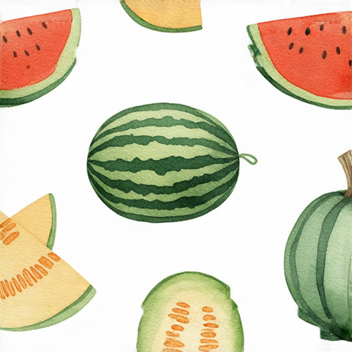 「探索七種瓜類的英文名稱！一起學習，讓你的英語更精彩！」