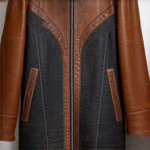 量身訂做的獨特皮褸展示，展現專業印刷服務的細節，強調風格的無限延伸，呈現創意與個性，適合追求獨特時尚的顧客選擇。