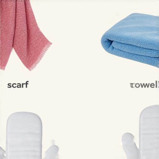 「揭開英文背後的秘密：學會全面、頸巾、毛巾、衛生巾的正確用法，立即探索！」