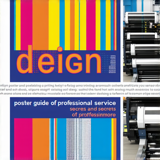 「驚艷海報設計指南，揭開大型印刷背後的秘密，立即探索專業服務！」