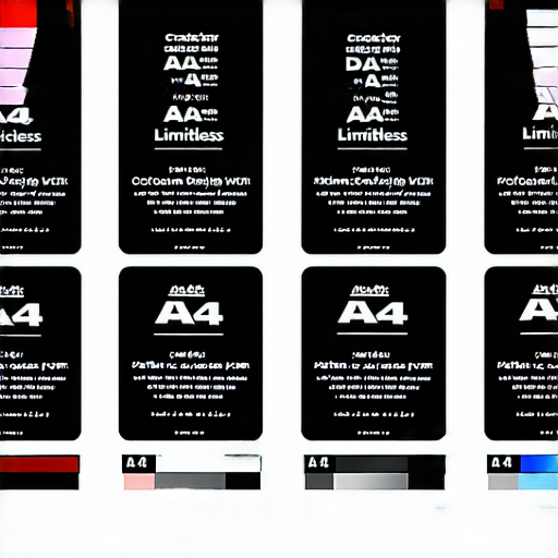 "探索無限創意：為您的需求定制高質感黑色貼紙A4，立即了解我們的專業印刷服務！"