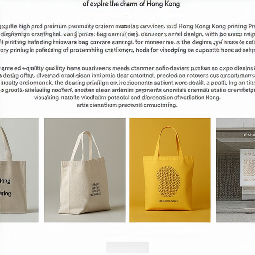 「探索香港印刷的魅力！帆布袋、旗幟與水馬旗等專業服務等你來發現！」