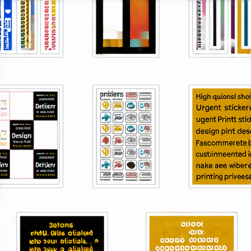 「急件貼紙印刷專業服務，立即獲取您的獨特設計！」