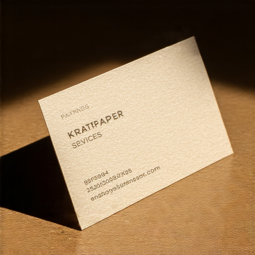 「獨特牛皮紙名片，讓您的品牌脫穎而出！立即探索我們的專業印刷服務！」