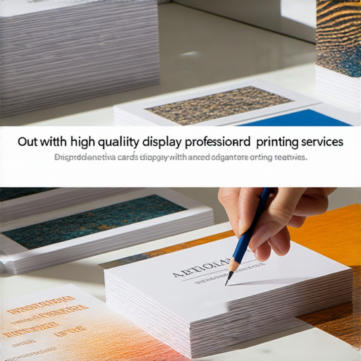 「揭開展示卡印刷的祕密！探索我們的專業服務，讓您的創意與眾不同！」
