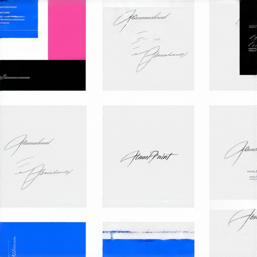 瞬間印出個性簽名的專業服務，展示多種創意簽名設計，吸引客戶探索原子印的獨特產品，提升品牌形象與個人風格