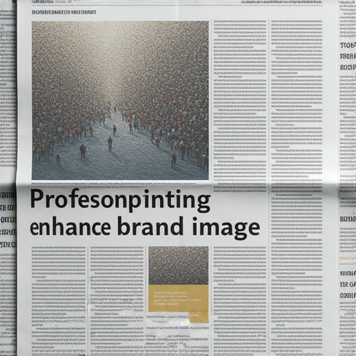 專業印刷服務提升品牌形象的報紙樣張，展示多種色彩印刷技術和精美設計，揭示報紙背後的秘密，幫助企業有效傳遞品牌故事，吸引讀者關注。
