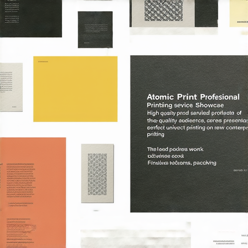 原子印專業印刷服務展示，呈現印刷新宇宙的各種印刷作品，涵蓋高品質的海報、名片和產品包裝，探索創意印刷解決方案的精緻效果。