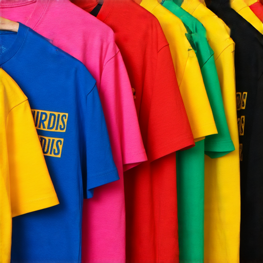 立即訂製獨特印班衫的專業印刷服務展示，色彩繽紛的班衫上印有創意設計，讓每件作品獨一無二，彰顯個性與團隊精神。