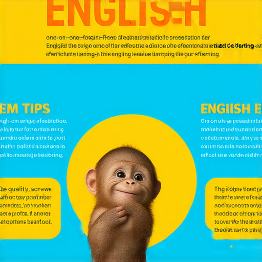 「從猩猩到螺絲，粉絲英文絕招！馬上報名外籍老師一對一教學！」