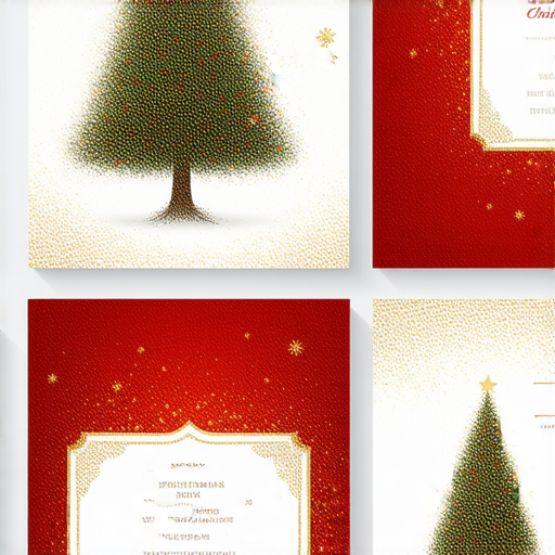「獨特聖誕咭設計與印刷服務，快來探索我們的絢麗聖誕樹主題選擇！」