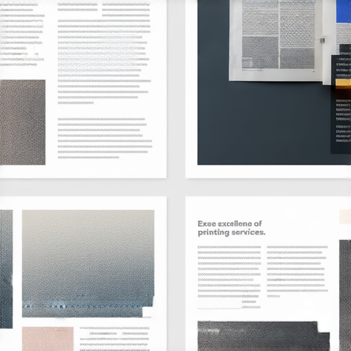 卓越印刷服務的展示圖片，凸顯專業品質的表格紙，展示高解析度印刷效果，吸引客戶了解印刷特色及服務，提升業務形象與品牌價值。
