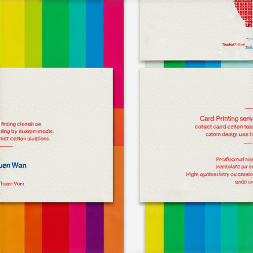 “探索絢麗彩虹卡片印刷服務，荃灣特惠，立即聯絡我們打造您專屬創意！”
