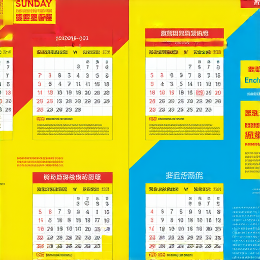 「立即獲得免費2019-2021年印刷月曆，讓高雄的每個星期日都精彩！」