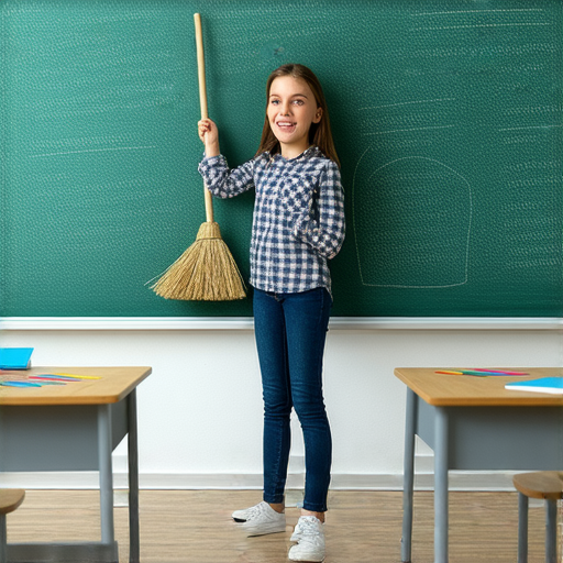 「掃把與研究：發現英文學習的創新秘訣，立即預約外籍老師一對一教學！」