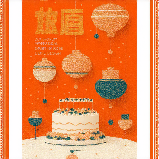 「探索3D海報與專業印刷服務，打造您的獨特慶祝標誌！」