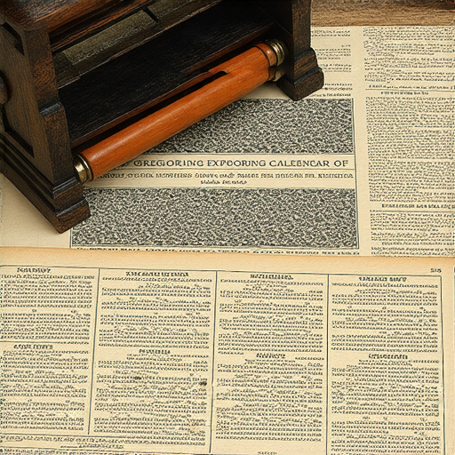 「揭開公曆的神秘面紗！探索印刷藝術的奇妙之旅！」