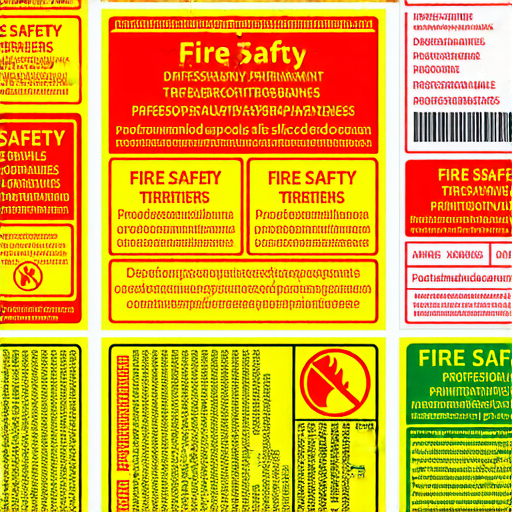 「防火標籤的重要性：讓生命安全不再成為隱憂！立刻了解我們的專業印刷服務！」