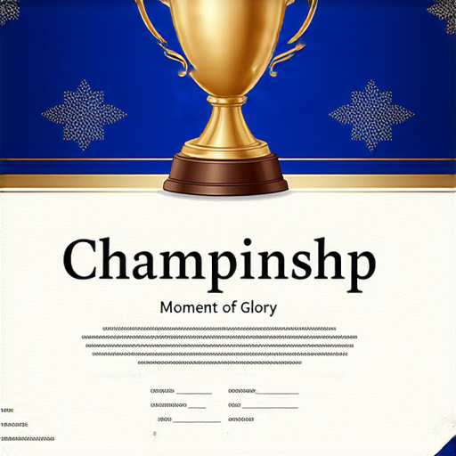 "榮耀瞬間！打造獨特冠亞季獎狀，探索我們專業印刷服務！"