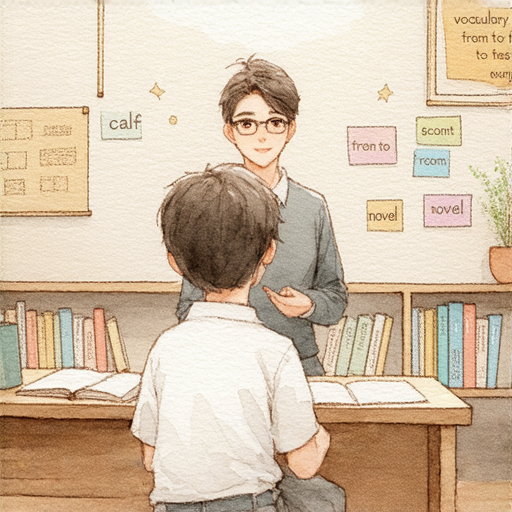 "探索小腿到小說：一對一外籍英文老師引導你輕鬆掌握每個單字！"