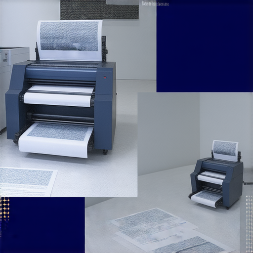 專業財經印刷服務展示，強調品牌影響力和印刷品質，背景包含印刷設備和印刷品，彰顯品牌的專業形象與創新設計，吸引潛在客戶了解更多財經印刷奧秘。