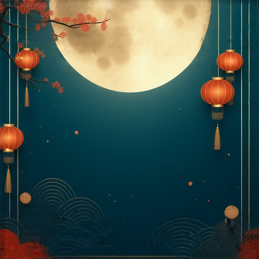 中秋賀卡模板展示，精美設計，適合慶祝中秋佳節，提供免費下載及印刷服務，歡迎下載體驗，讓您的祝福更具心意。