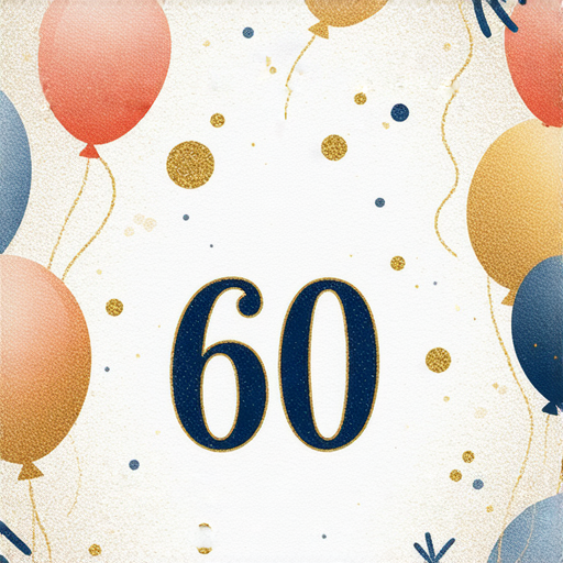 「慶祝60大壽，獨特賀卡設計正在等你，立即來定制屬於你的祝福！」