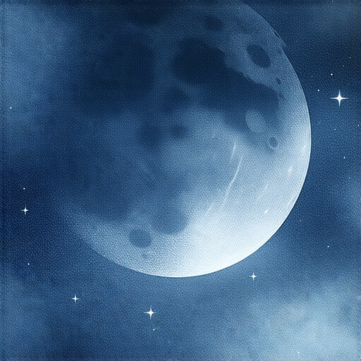 一張精美的月亮賀卡，象徵著祝福與思念，展示印刷專業服務的品質與細緻，點亮每一個祝福瞬間，適合各種場合，共襄賀卡傳遞的美好。