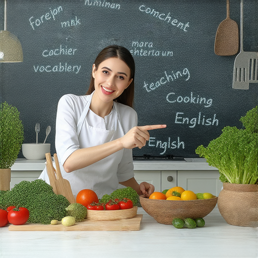 「學會這些英文單字，讓你的廚房生活更精彩！立即預約外籍老師一對一教學！」
