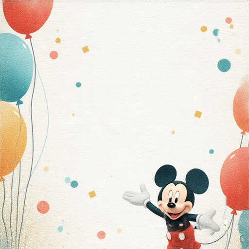 米奇魅力賀卡設計展示，繽紛色彩與獨特風格讓祝福更生動，專業印刷服務為您定制完美祝福卡，提升您的節慶祝賀體驗。