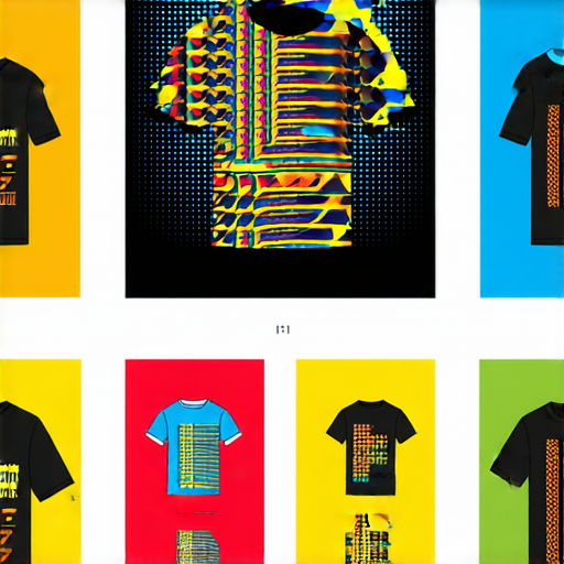 獨特印衫設計範例展示，顯示多樣化創意圖案，突顯專業印刷服務的品質，鼓勵用戶立即探索個性化印刷選項，激發創意靈感。
