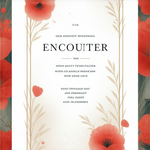 邂逅愛情的藝術，展示獨特喜帖設計，色彩斑斕，增添婚禮氛圍，完美呈現大日子的浪漫與美好，讓每位賓客感受到愛的祝福。