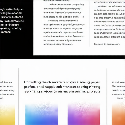 揭開感應紙的秘密，專業印刷服務展示，提升印刷需求競爭力，感應紙特性與應用，讓您的印刷專案更具創新與效率。