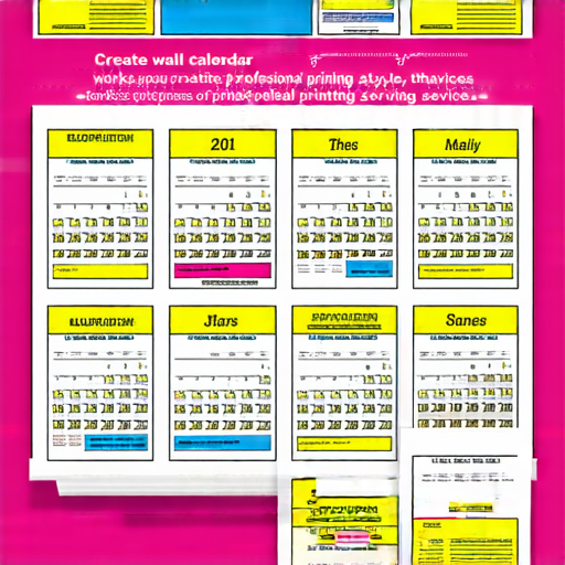 「打造獨一無二的掛曆！立即探索我們的專業印刷服務，讓您的創意滿分！」